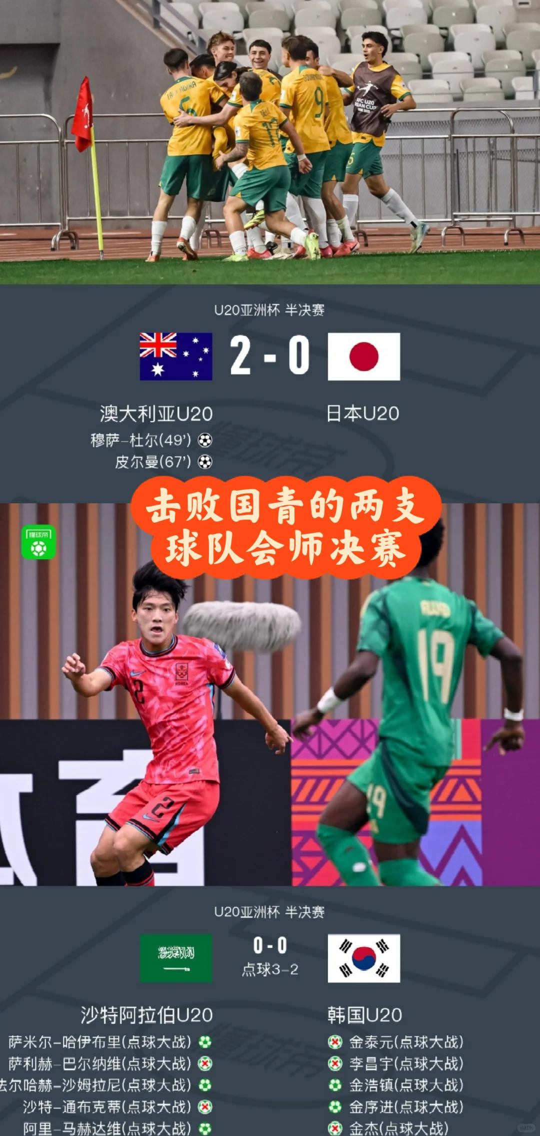 澳大利亚最后时刻打进点球，逆转晋级